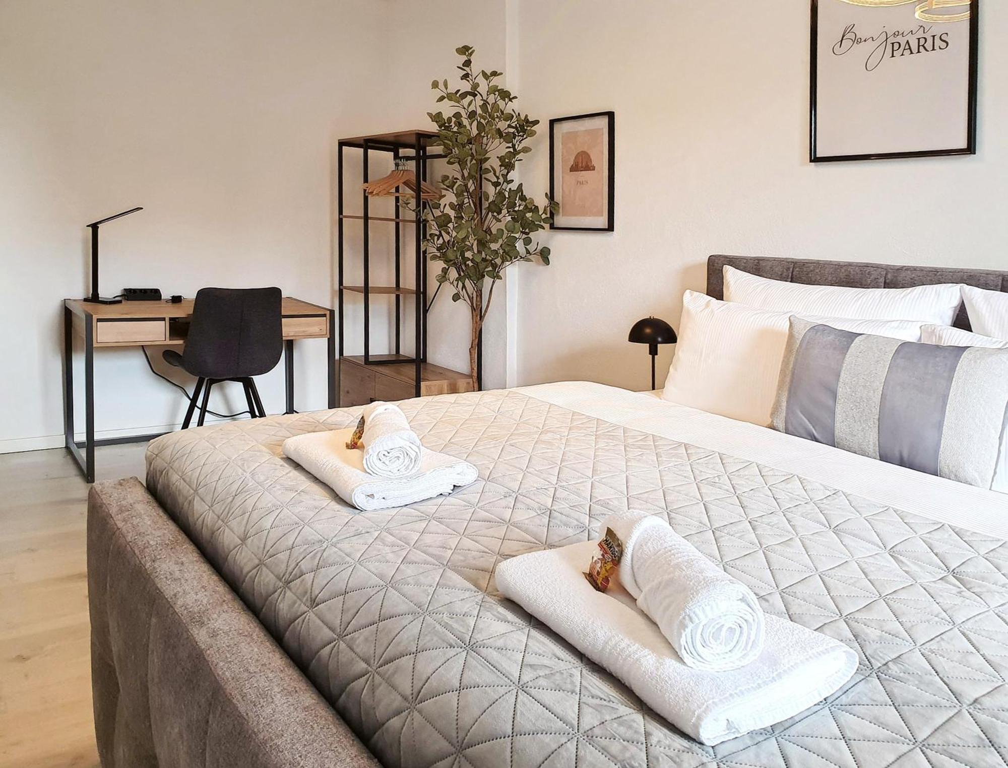 Livation - Apartments Hamm-Mitte - 2 Zi - Nespresso - Smarttv - Freewifi - Ausgestattete Kueche - 24H Check-In - Bis 4 Pers Pro Apartment Hamm  Zewnętrze zdjęcie