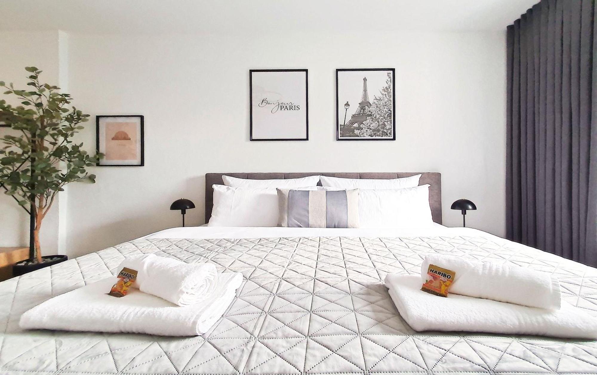 Livation - Apartments Hamm-Mitte - 2 Zi - Nespresso - Smarttv - Freewifi - Ausgestattete Kueche - 24H Check-In - Bis 4 Pers Pro Apartment Hamm  Zewnętrze zdjęcie