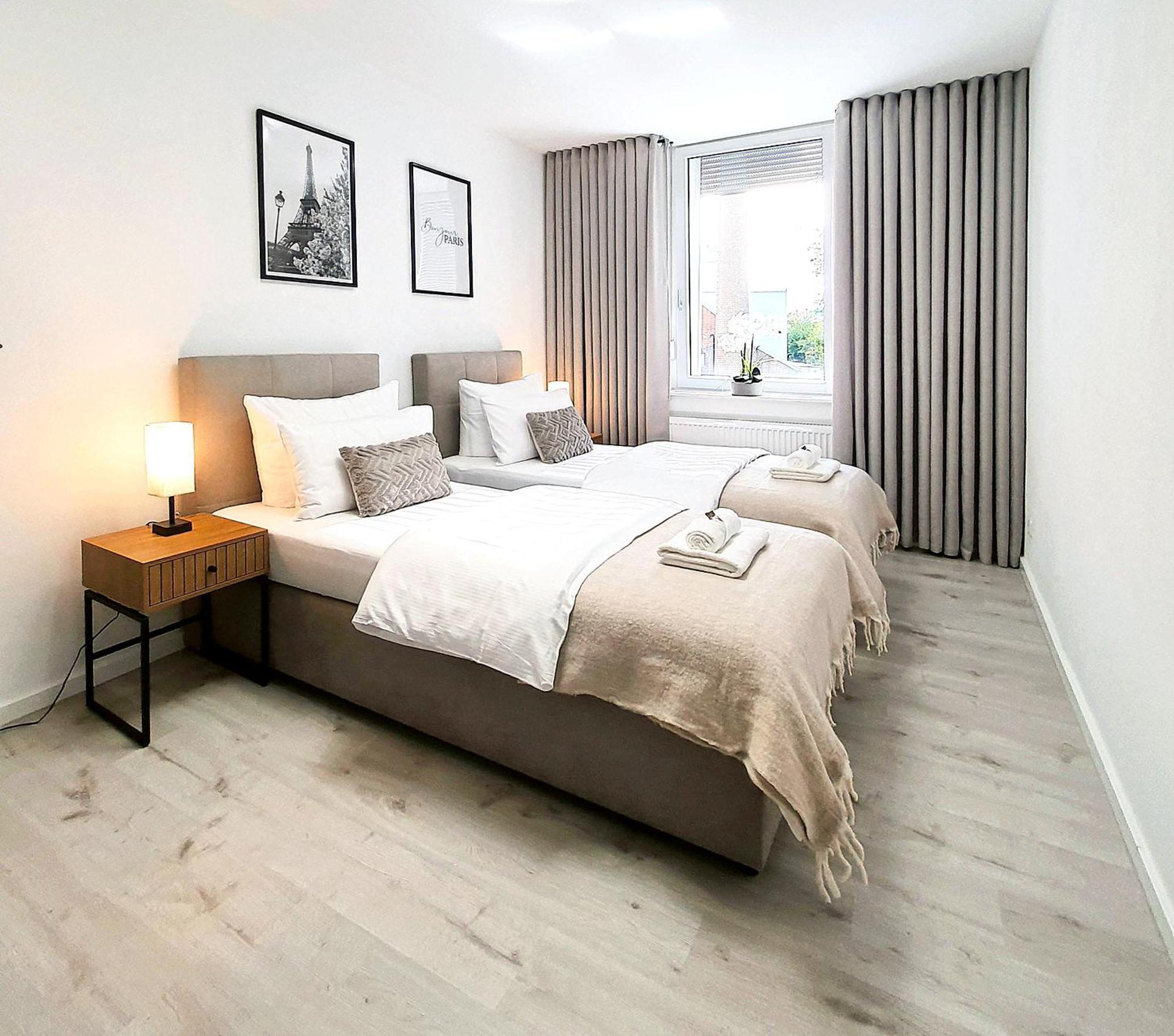 Livation - Apartments Hamm-Mitte - 2 Zi - Nespresso - Smarttv - Freewifi - Ausgestattete Kueche - 24H Check-In - Bis 4 Pers Pro Apartment Hamm  Zewnętrze zdjęcie