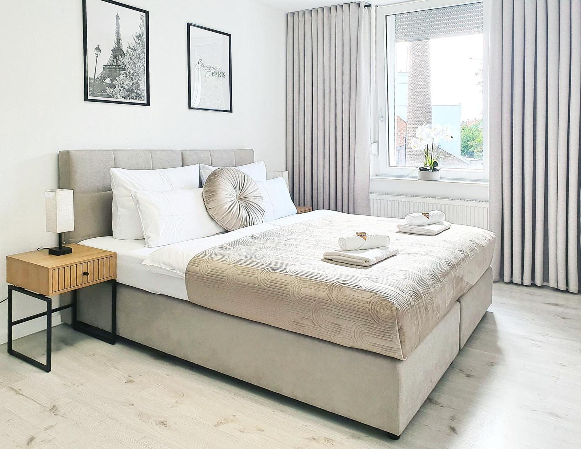Livation - Apartments Hamm-Mitte - 2 Zi - Nespresso - Smarttv - Freewifi - Ausgestattete Kueche - 24H Check-In - Bis 4 Pers Pro Apartment Hamm  Zewnętrze zdjęcie